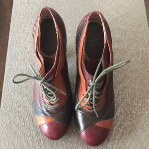 Anthro leather oxfords
